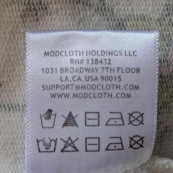 ModCloth Easy Days Button‎ Front Short Sleeve Babydoll Mini Dress Women's Sz M - Picture 14 of 14